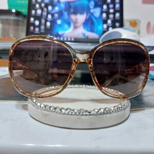 Foster Grant Fashion sunglasses women Maxblock floral trasluscent gradient lense